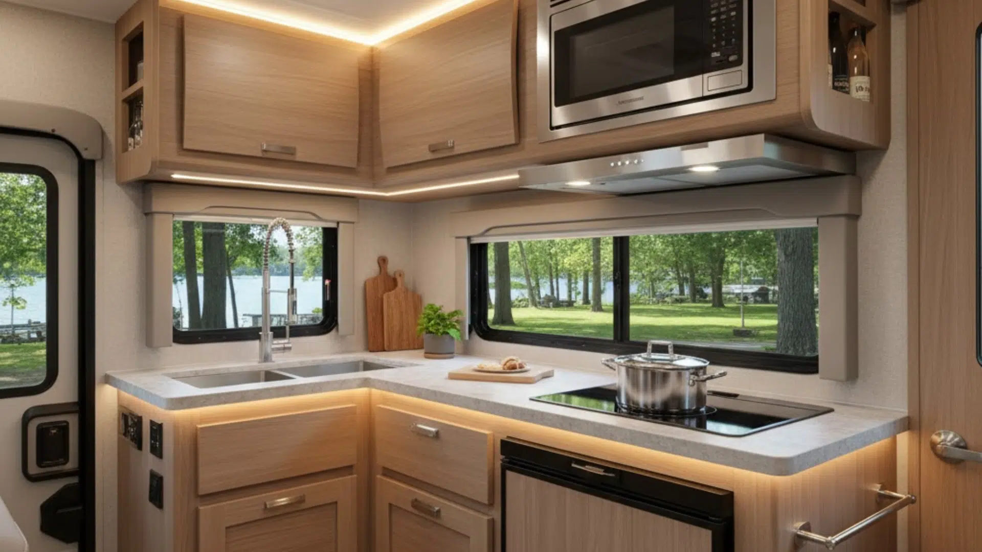 Custom RV Cabinet Refinishing